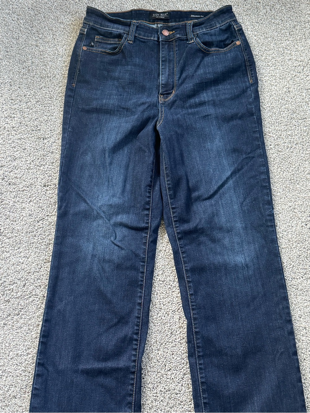 Judy Blue Deep Indigo Straight Leg Jeans